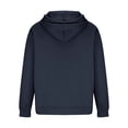 thumbnail image 4 of RYRJJ Men's Quarter Zip Hoodie Outdoor Casul Lightweight Hooded Sweatshirts Long Sleeve Pullover Tops Drawstring Hoodies with Pocket(Navy,S), 4 of 5