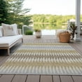 thumbnail image 6 of Addison Rugs Chantille Indoor/Outdoor Transitional Stripes Beige Washable Rectangle Rug, 5' x 7'6", 6 of 6