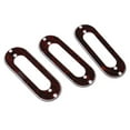 thumbnail image 5 of Marco de Anillo de montaje de pastilla de bobina simple perfke 3x para guitarra eléctrica rojo, 5 of 5