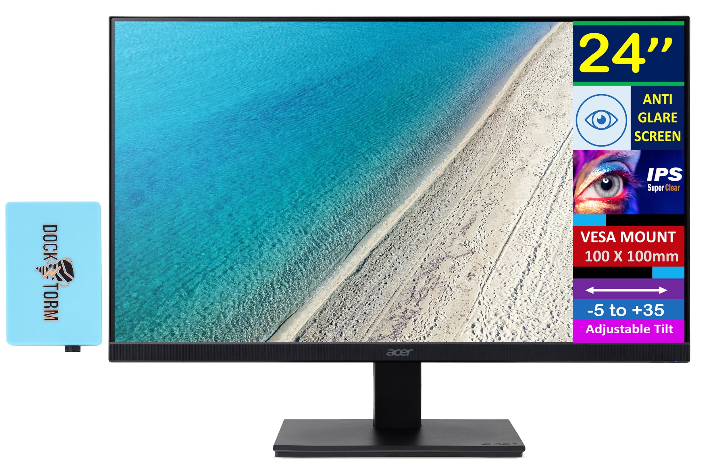 Acer 23.8 Full HD (1920 x 1080) Ultra-Thin IPS Monitor with