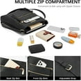 thumbnail image 4 of Crossbody Bags Purses for Women Trendy Soft Leather Shoulder Handbags with Adjustable Strap Zipper Pocket Medium, 4 of 8
