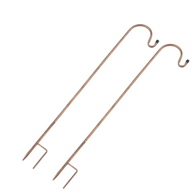 EOTVIA 2Set Shepherd Hook Iron Removable Hanging Stake For Flower Pots Garden Lights Mason Jars,Shepherd Hook,Removable Shepherd Hook