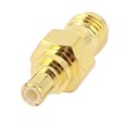 thumbnail image 2 of Conector adaptador coaxial RF de jack SMA hembra a MCX macho chapado en oro, 2 of 3