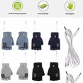 thumbnail image 2 of 2 guantes reversibles con calefacción por USB, guantes eléctricos con USB, guantes cálidos con USB, 2 of 5