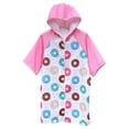 thumbnail image 5 of Faraee Unisex Kids Hooded Swim Cover Up Robe Boy Girl Terry Cloth Quick Drying Zip up Bathing Suit for Beach Pool Bath (7-13T,Red), 5 of 6