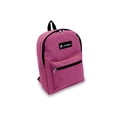 thumbnail image 2 of Everest 15" Basic Denim Backpack, Berry All Ages, Unisex 1045DM-BERRY, Carrier and Shoulder Book Bag for School, Work, Sports, and Travel, 2 of 4