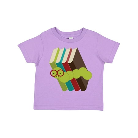 

Inktastic Bookworm Books Reading Gift Toddler Boy or Toddler Girl T-Shirt
