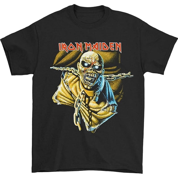 Men's Iron Maiden Piece Of Mind T-shirt Medium Black