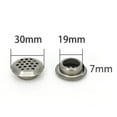 thumbnail image 2 of 10x Grille pour les Raccords d'Armoire en Acier de Système de Ventilation (5 Tailles pour la Sélection), 2 of 8