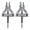 2pcs, variant on Jkung Broken Pipe Extractor Tool for 1/2 Inch 3/4 Inch And 1 Inch Pipes, Versatile Damaged Thread Remover, Hex Shank Repair Tool for Impact Drills And Hand Tools