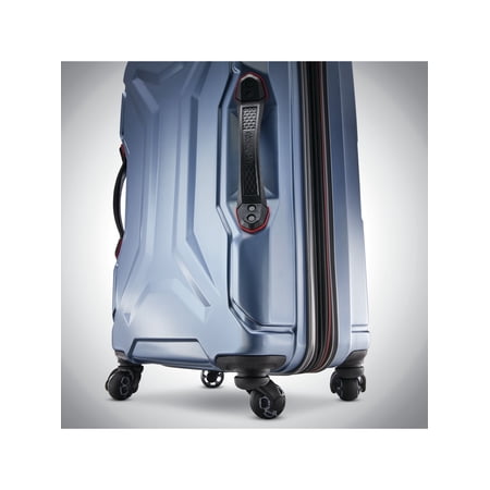American Tourister Cargo Max 28 Hardside Large Checked Spinner Luggage Single Piece - Slate Blue *SMALL DENT ON TOP LEFT*