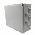 thumbnail image 2 of 2 Pzs Caja Estanca Conos Tornillos 32.5x27.5x12 IP55 blanco 32.5cm, 2 of 6