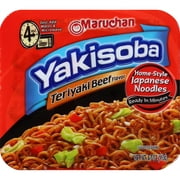 Maruchan Yakisoba Teriyaki Beef Flavor Noodles, 4 oz, 8 Count