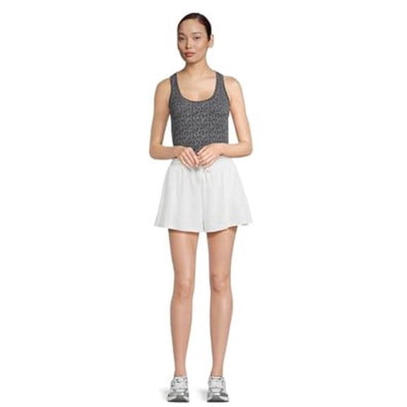 Women's Flowy Run Short, White, 3XL