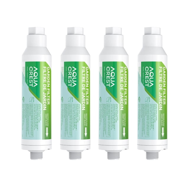 Filtro para manguera de jardín AQUA CREST, paquete de 4, reduce el cloro