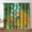 Flower10, variant on Ocean Beach Blackout Curtains Ocean Morning Sunrise Decor for Bedroom Living Room with Hawaiian Seaside Scene Island Green Print Grommet Window Drapes 2 Panel Set, 42"x54"