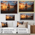 thumbnail image 4 of Designart "Horizons Boat Luminous I" Transportation Floater Framed Canvas Print, 4 of 7