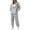 Gray, variant on Aofany Womens Tracksuit Zip Up Hoodie Sweatsuits 2 Piece Outfits Jogger Pant Sets with Pockets Baggy Sweatshirt Sportswear