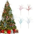 thumbnail image 2 of PEIBang Christmas Star Picks,Christmas Tree Picks Ornaments,Faux Christmas Spray Branches for Wedding Table Centerpiece,Home Office Decoration, 2 of 6