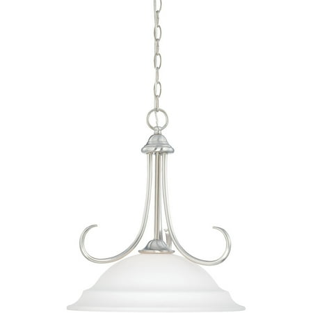 

Pendants 1 Light Fixtures With Brushed Nickel Finish Metal Material E26 16 150 Watts