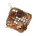 thumbnail image 3 of Bird Climbing Net, Multipurpose Bird Woven Net Decorative Natural  For Small Bird For Cockatiel For Lovebird, 3 of 8