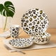 thumbnail image 2 of Vajilla Animal Print para 6 Personas Ideen Cerámica Estampada 24 piezas, 2 of 6