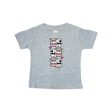 

Inktastic Cow Baby Clothes Farm Animals Gift Baby Boy or Baby Girl T-Shirt