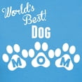 thumbnail image 3 of CafePress - Worlds Best Dog Mom T Shirt - Women's Traditional Fit Dark T-Shirt, 3 of 4