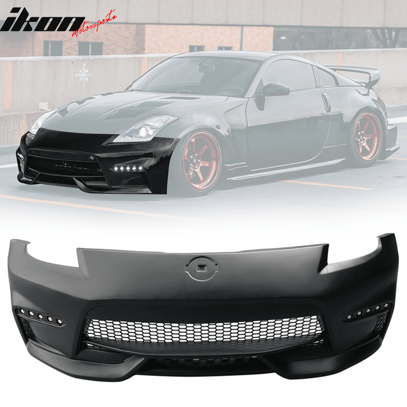 Compatible with 0308 Nissan 350z Front Bumper NIS Style Unpainted PP