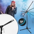 thumbnail image 3 of Pyle Adjustable Boom Extending Universal Microphone Tripod Stand, 2 Pack, 3 of 6
