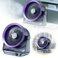 thumbnail image 4 of Ventilador De Escritorio Silencioso, Recargable Por Usb Y De Alta Potencia Ventilador De Pared Sin Aspas Para El Hogar, 4 of 6