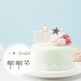 thumbnail image 3 of Juego de adornos para tartas de fiesta temática de fútbol, ​​decoración para tartas de cumpleaños para niños (blanco y negro), 1 Juego, 3 of 4