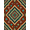 Brown, Pattern 2, variant on ODIKA 4' x 6' Machine Washable Non-Slip Area Rug, aztec geometric High Traffic Rug, Brown, 1102787