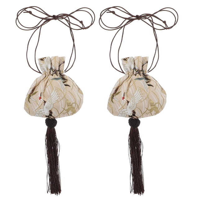 MasteelfCA 2 Pcs Sachets Style Chinois Vintage Pochettes à Parfum Vides Suspendues