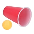 thumbnail image 3 of JUEGO DE BOLAS DE PONG TAZAS DESECHABLES, Kit de Juego de pong de Cerveza de 24 piezas duradera de 24 piezas que Cruje resistente un pp liviano para restaurante, 3 of 7