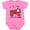 Raspberry, variant on Inktastic Set My Heart on Fire Valentine Fire Truck with Hearts Boys or Girls Baby Bodysuit