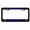 blk/line blue, variant on Born and Raised in Texas Heavy Duty Metal License Plate Frame Personalise/Car Accessories Car Tag Holder Cover (blk/red)