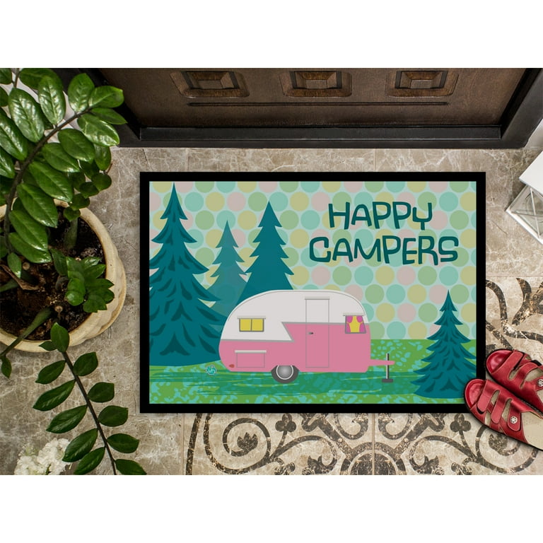 Happy Campers Floor Mat, Door Mat Happy Camper