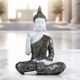thumbnail image 1 of Accent Collection Small Meditating Buddha Statue 12" Tabletop Centerpieces Home Decor Gifts, Desktop, Shelf Shrine Ornament, 1 of 5