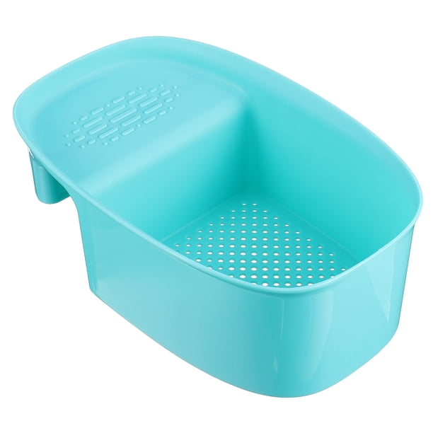 Estante de almacenamiento para filtro de fregadero de cocina, soporte multiusos para esponja y cuenco de lavado.