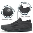 thumbnail image 6 of Minimalist Slip on Sneakers Mens Zero Drop Wide Width Fashion Breathable Walking Shoes, Size 10, 6 of 8