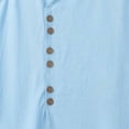 thumbnail image 6 of TaTaai Mens Linen Like Sleeveless Vest Stand Collar Button Up Retro Breathable Quick Dry for Running Cycling Hiking Outdoor Gift, 6 of 6