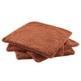 thumbnail image 3 of Home Soft Things Sherpa Pillow Cover 4 Piece Set, 20" x 20", Burnt Orange, 3 of 3