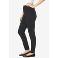 thumbnail image 3 of Woman Within Plus Size Petite Pull-On Elastic-Waist Stretch Fineline Denim Jeans, 3 of 6