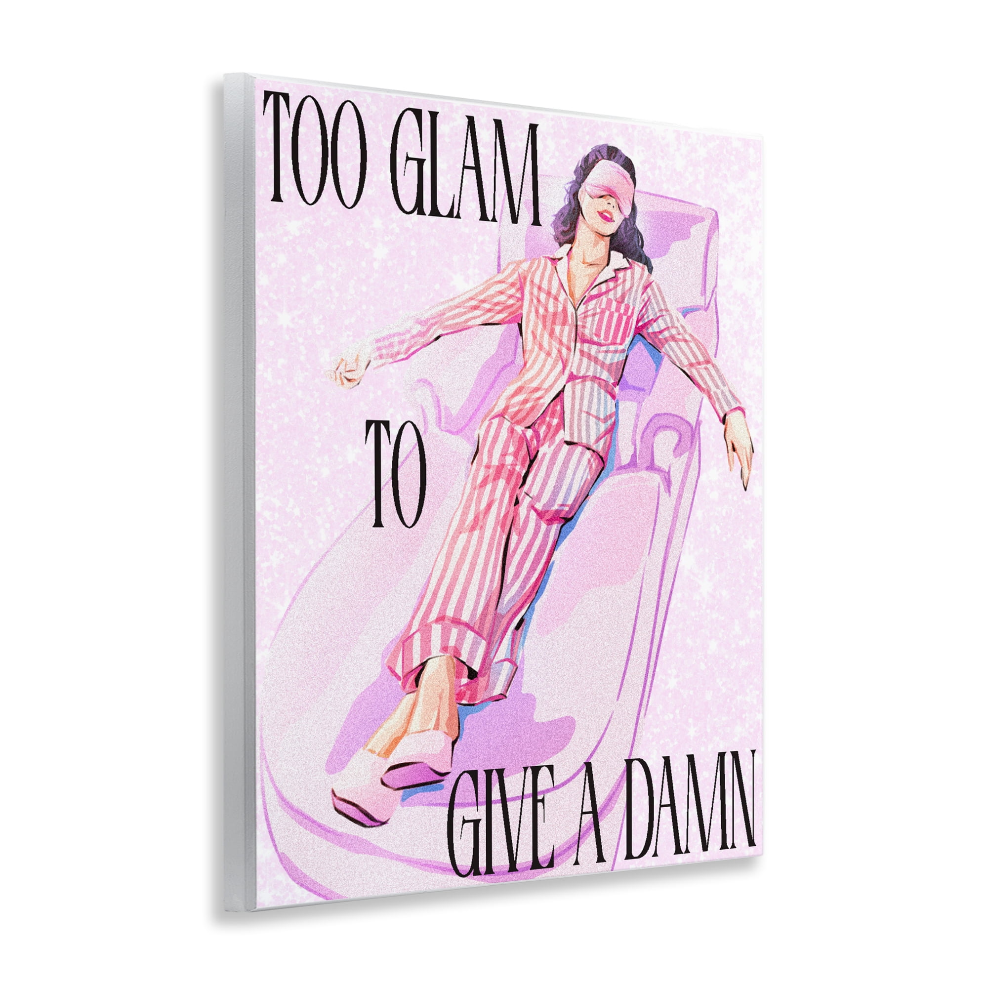 Stupell Industries To Glam To Care Wall Plaque Art, design by Ziwei Li
