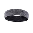 thumbnail image 3 of Diadema deportiva Salvador Banda para el sudor transpirable de secado rápido Cinturón elástico diadema de yoga para mujeres Hombres gris, 3 of 10