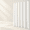White-72"W x 84"L (Pack of 1), variant on 72x78 Long Shower Curtain White 3d Embossed Half Bath