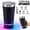 Black, variant on Lohoms 16oz Stainless Steel Insulated Bluetooth Speaker Mug with LED Lights, FM Radio & TWS Pairing - Rechargeable Party Mug, Perfect Gift for Adults & Teens, Blue
