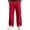 Red, variant on StSilkitty Loose Casual Pants for Mens Elastic Waist Drawstring Wide Leg Pants Solid Color Lightweight Soft Trousers with Pockets