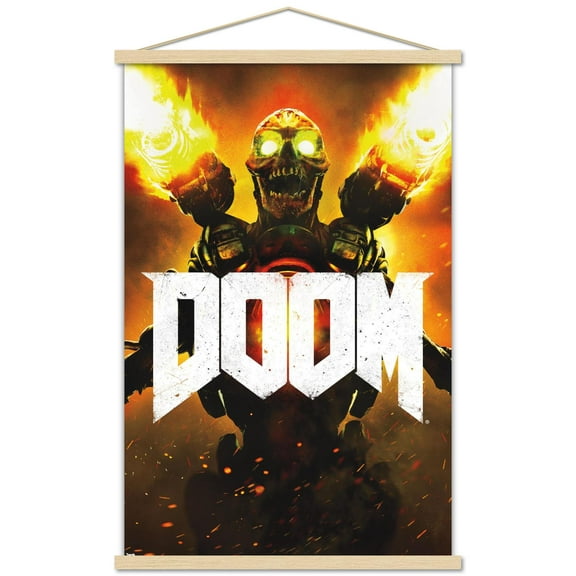 Doom - Revenant Wall Poster with Magnetic Frame, 22.375" x 34"